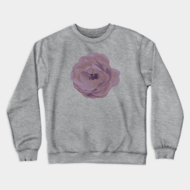 Roses are (mauve) Crewneck Sweatshirt by misskyrstyn